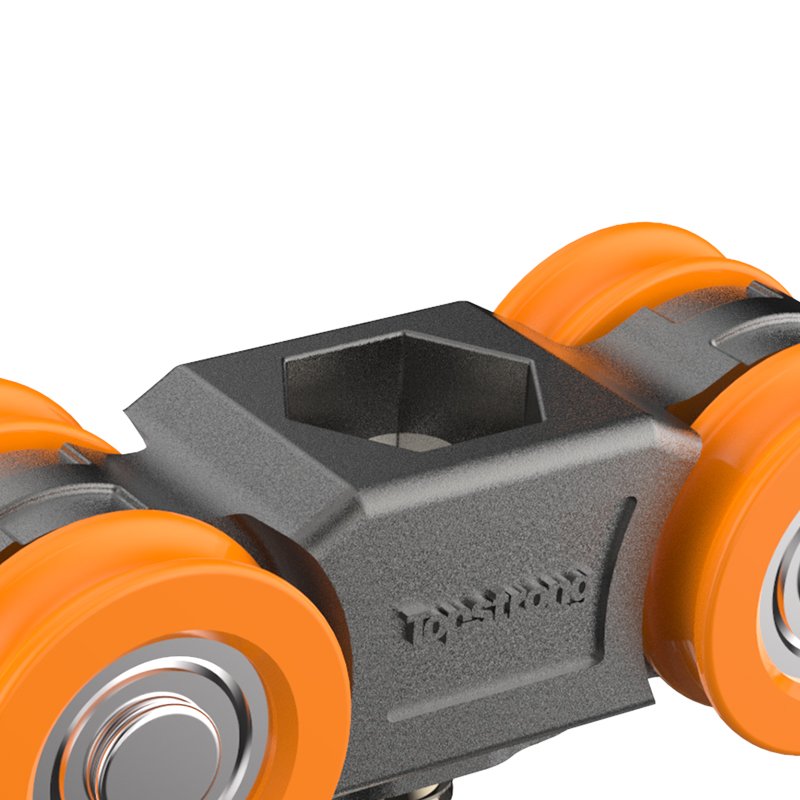TopStrong 60KG carrello porta scorrevole legno regolazione binario