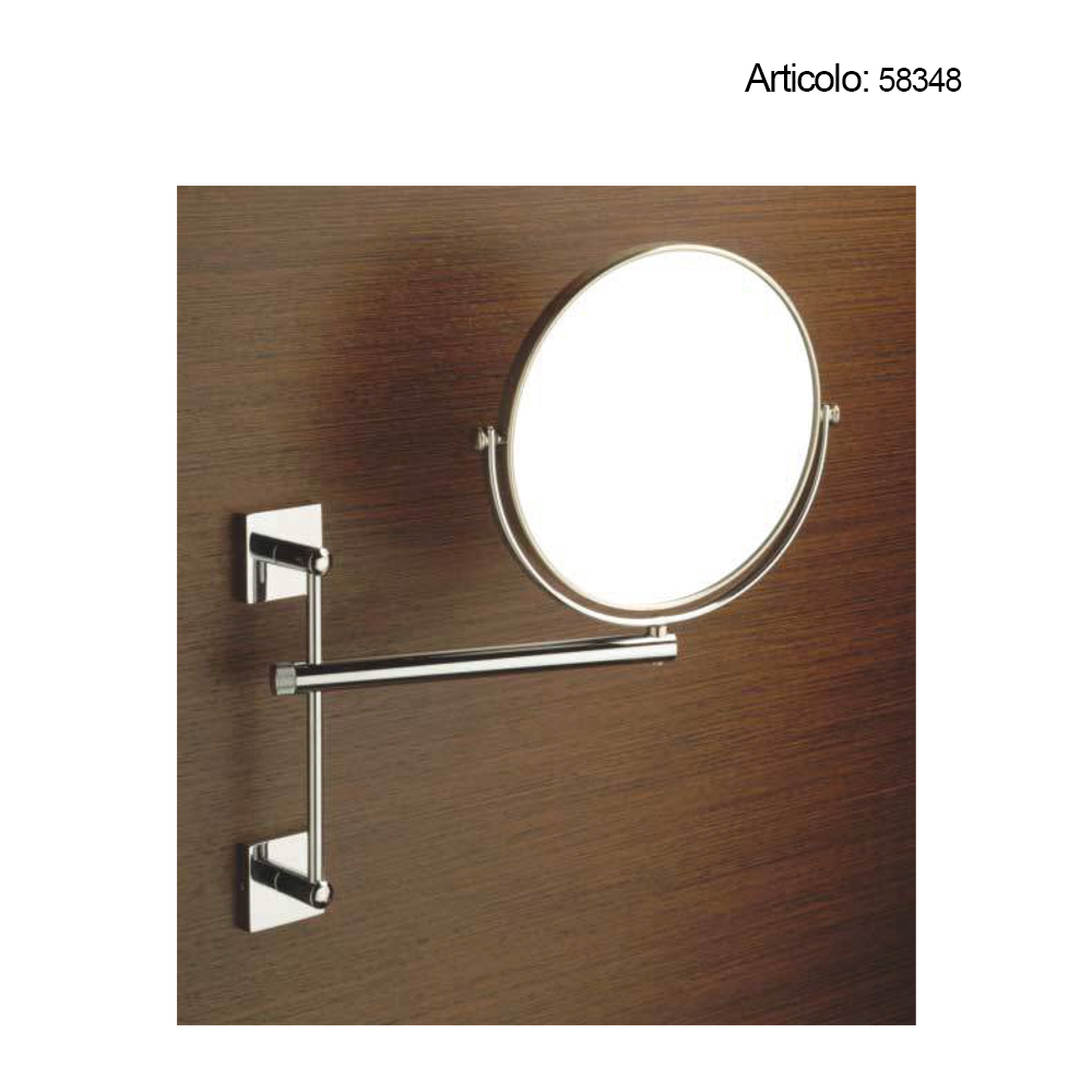 Spinardi Specchio Ingranditore Bagno Ottone Cromato