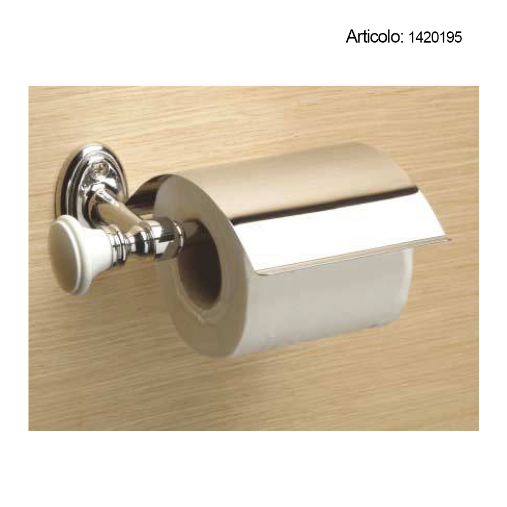 Spinardi Sissi portarotolo bagno cromato classico