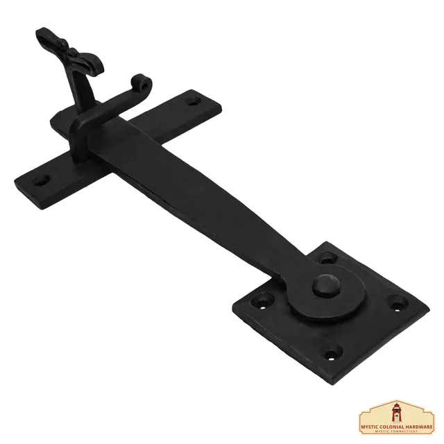 Mystic Colonial Chiavistello Cancello Ferro Battuto 23 cm Nero