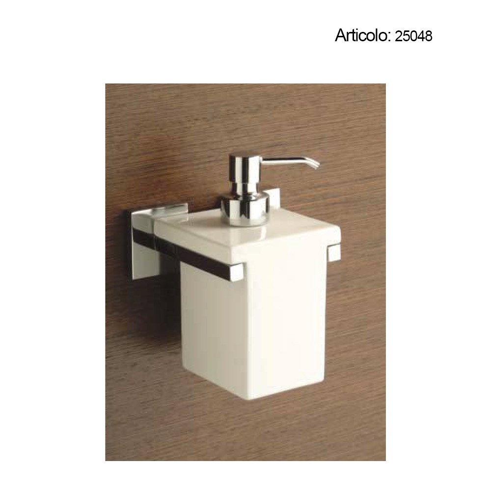 Spinardi portasapone bagno ottone cromato