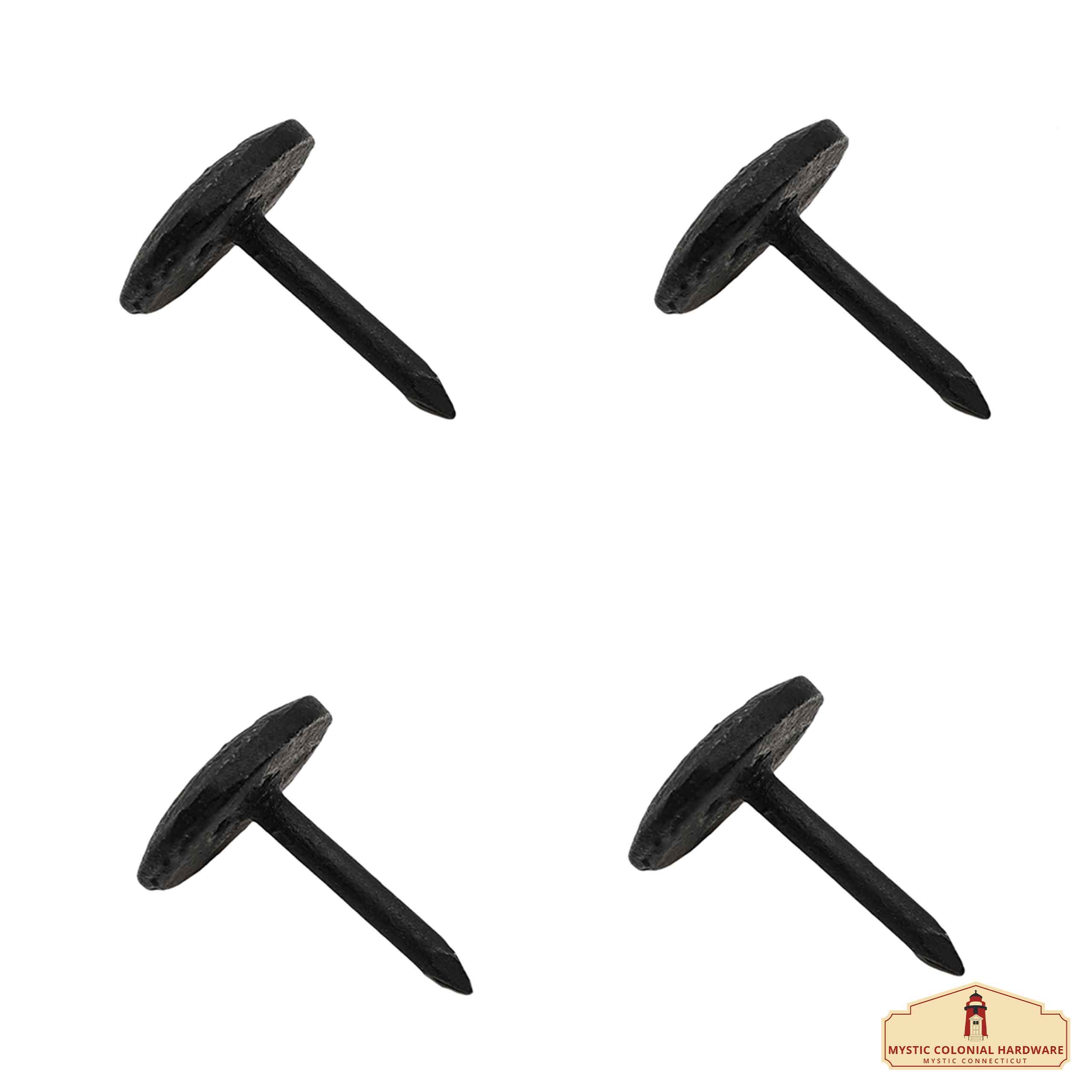 Mystic Colonial Hardware chiodi decorativi ferro battuto 6 pz neri