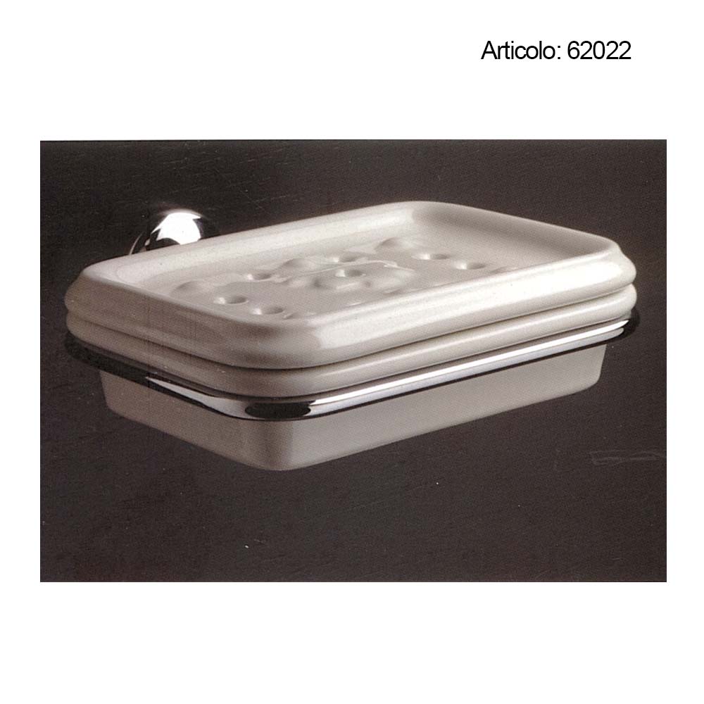 Spinardi Portasapone Bagno Ottone Tornito