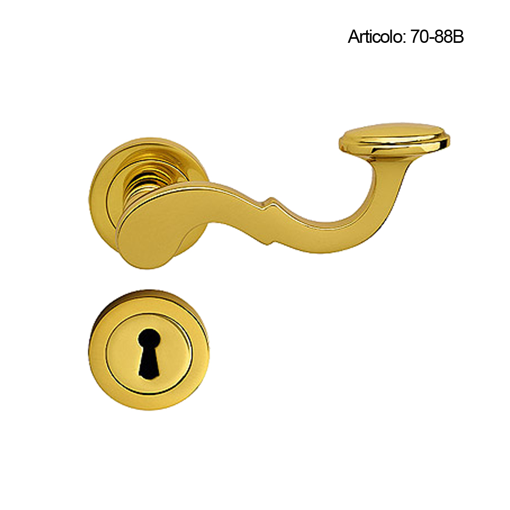 Spinardi 01-88B Maniglia su Placca e Rosetta
