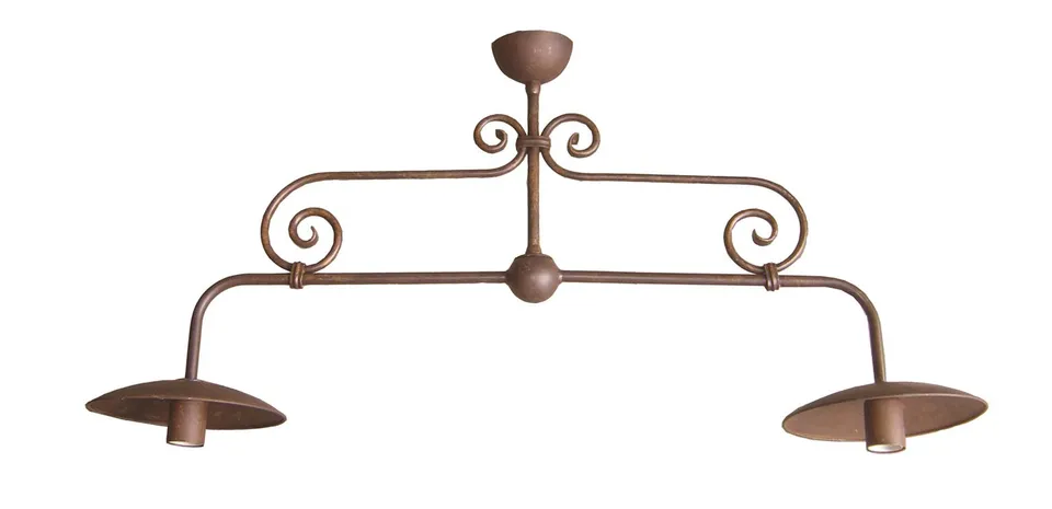 Lampadario Spinardi 2 luci in ottone 40W