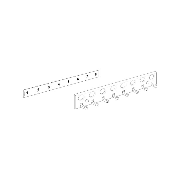 Silmec 40-905 fascia portachiavi ABS grigia per SB2