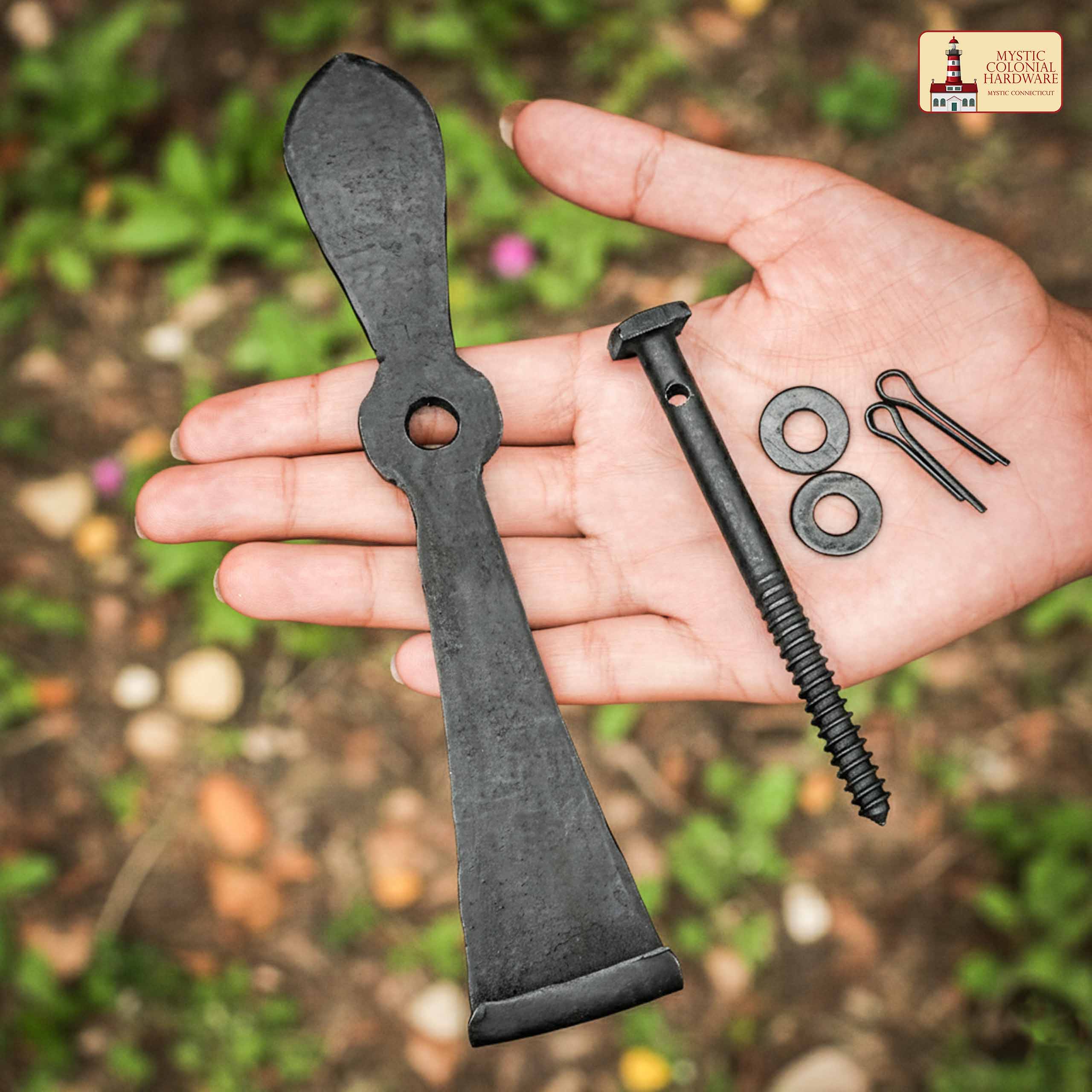 Mystic Colonial Fermaimposte Ferro 18 cm Set 2 Pezzi Esterno