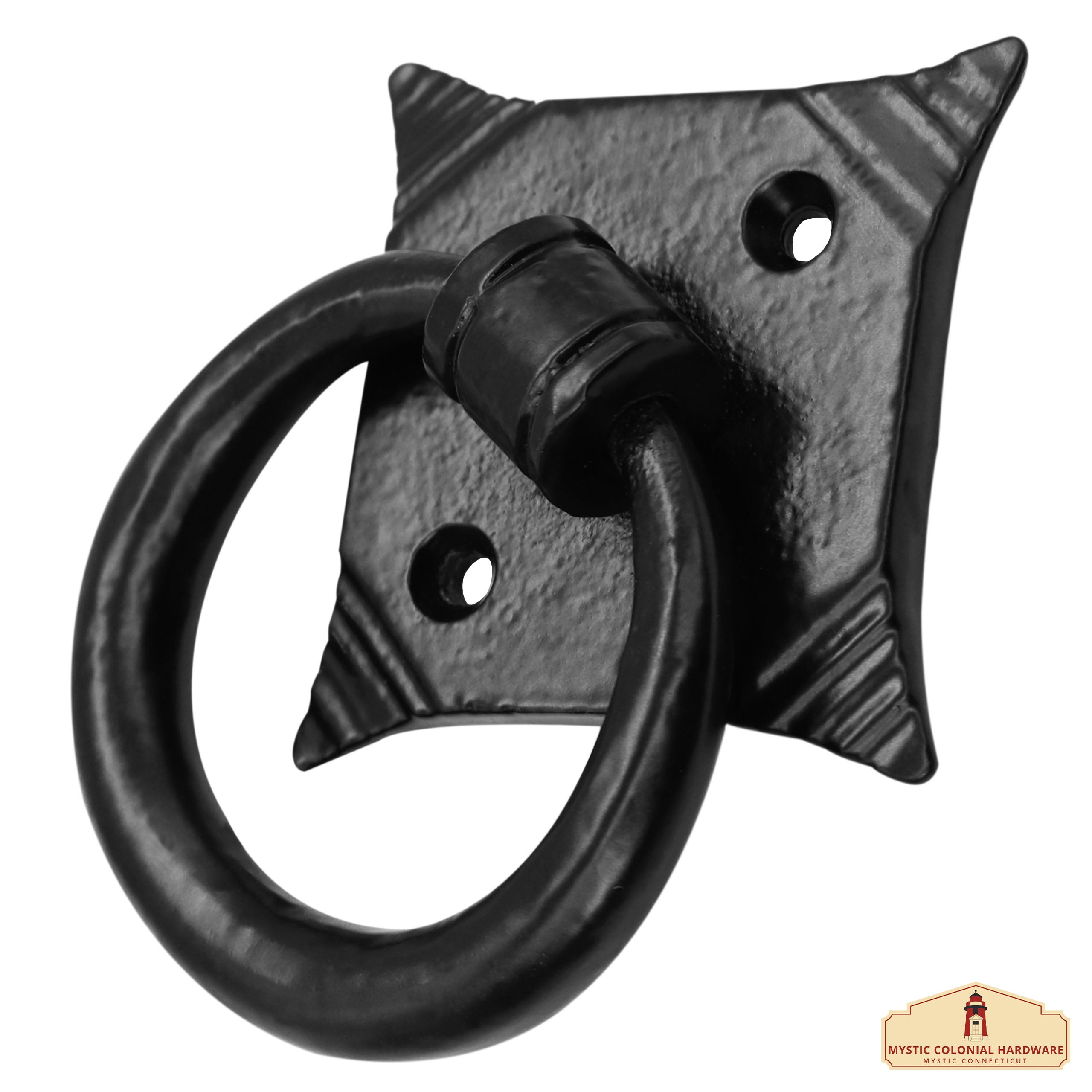 Mystic Colonial Hardware Battente Porta Anello Ferro 5x5cm 2pz
