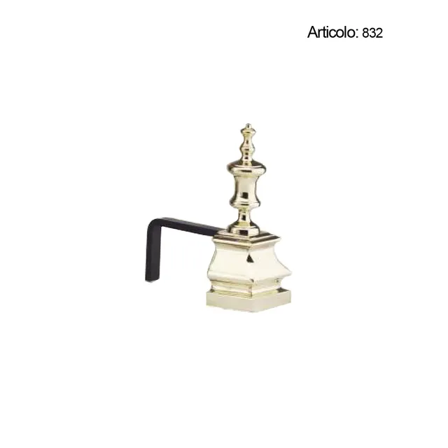 Spinardi 832 Alare Camino Ottone Ferro