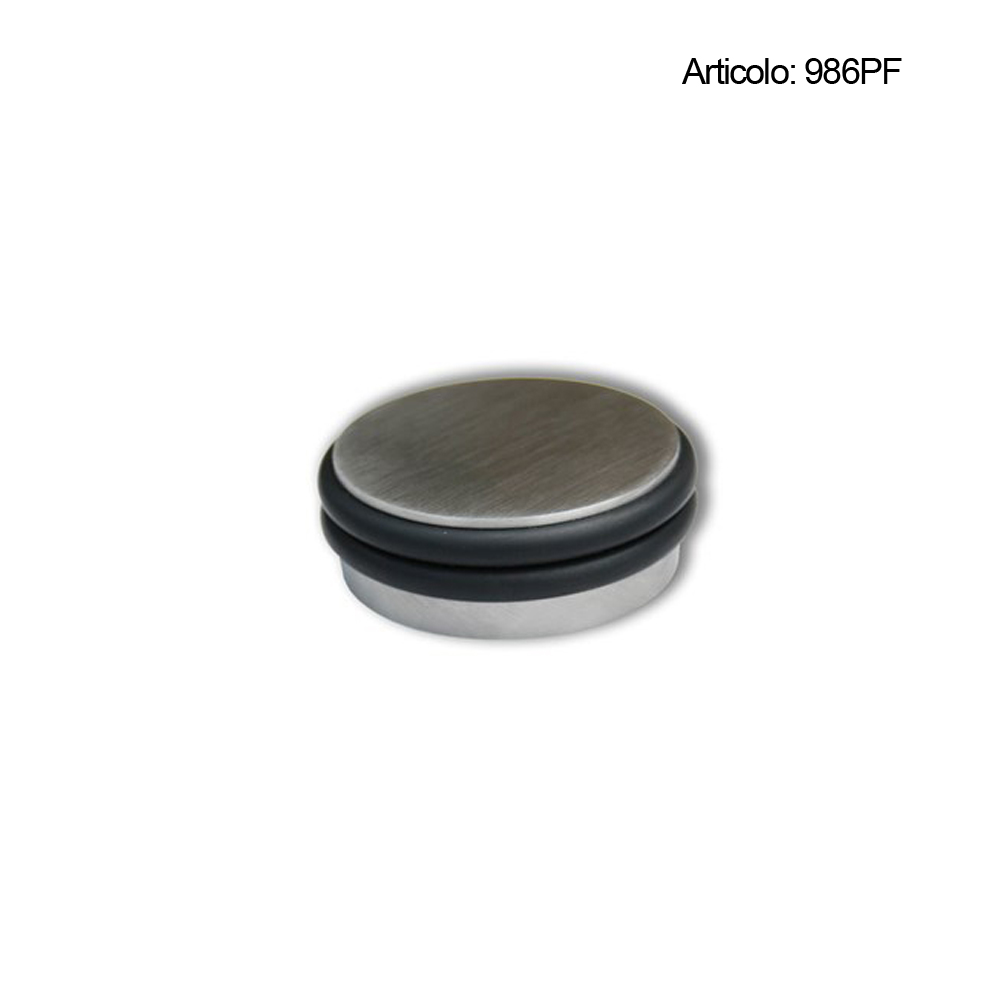 Spinardi 986PF fermaporta acciaio 80x20 mm