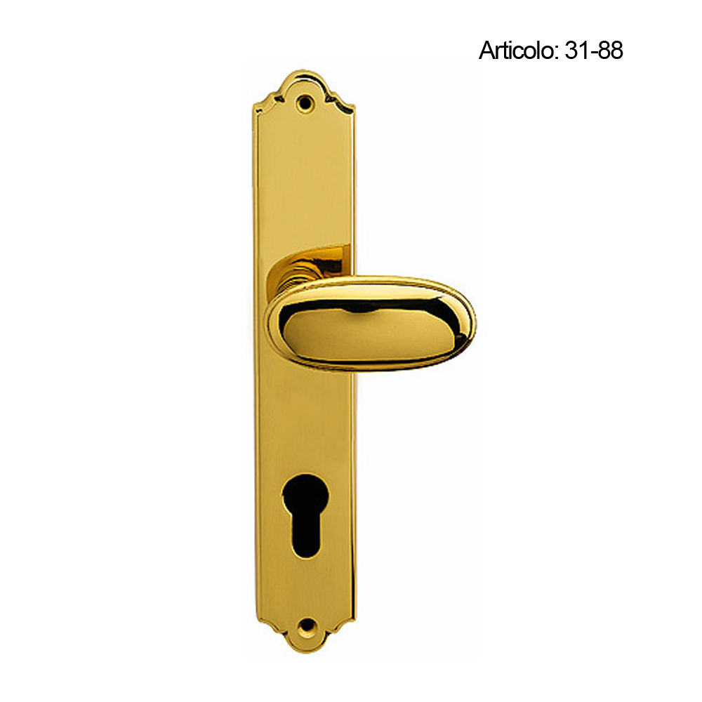 Spinardi 70-88 maniglia per porta ottone