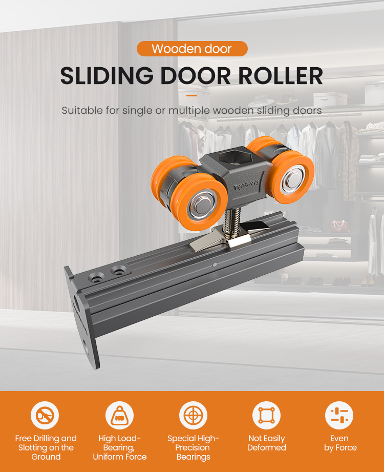 TopStrong 60KG carrello porta scorrevole da installazione