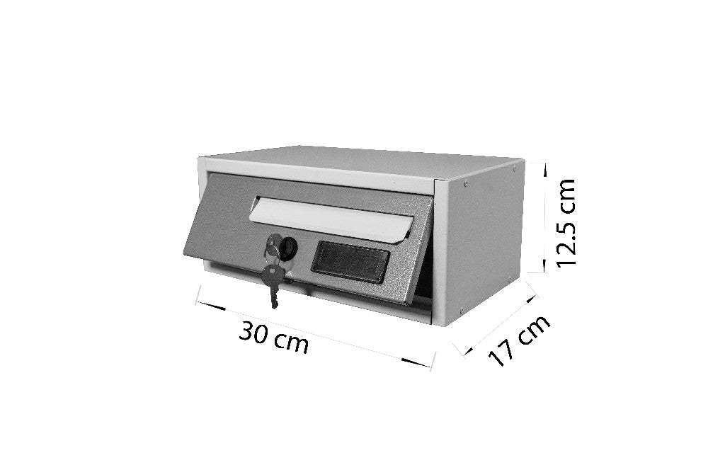 BOXOB Imperium 983 Cassetta Postale Esterno 1 Posto Bianco/Grigio