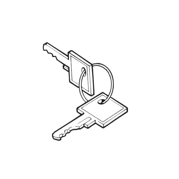 Silmec 90-023 coppia chiavi numerate di ricambio