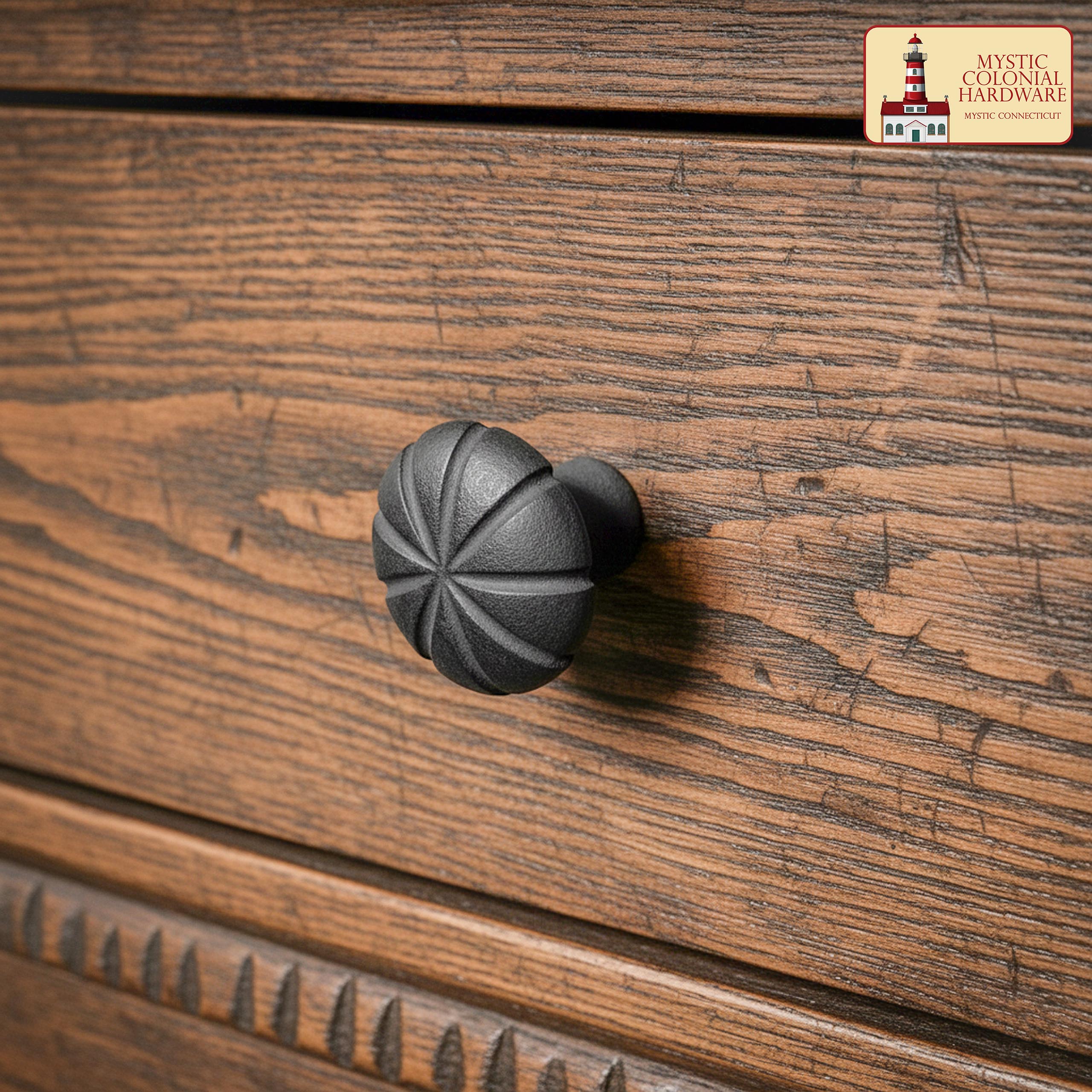 Mystic Colonial Pomello Ferro 4 cm Set 4 Pezzi Rustico