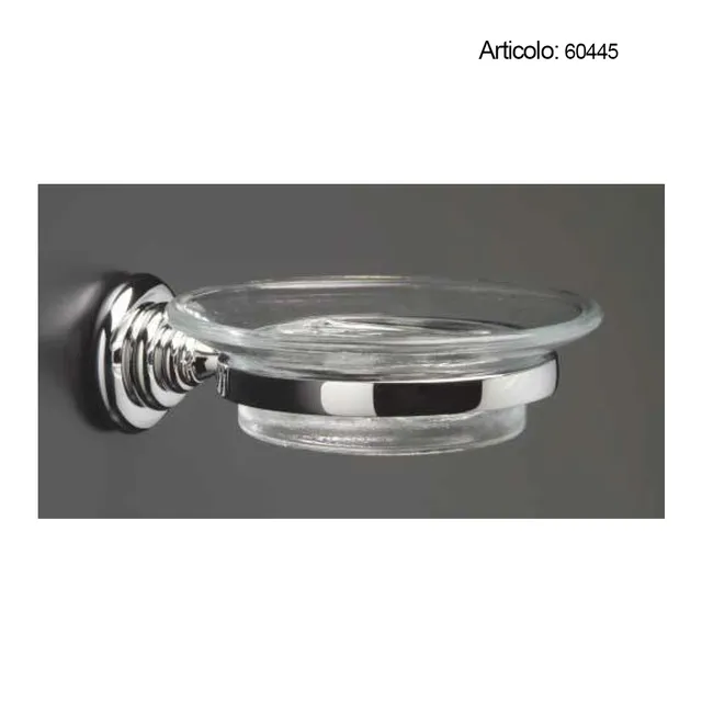 Spinardi Portasapone in Cristallo e Ottone