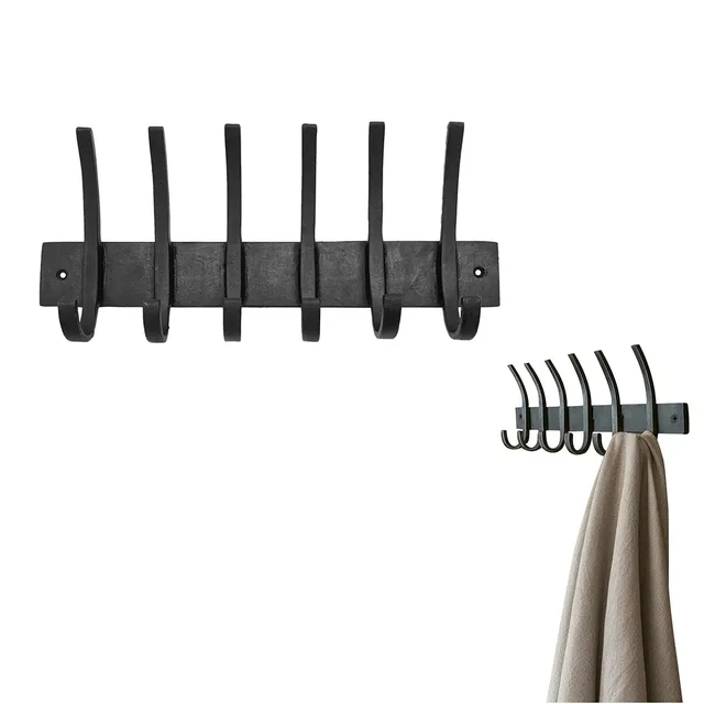 Mystic Colonial Hardware attaccapanni ferro battuto 2 ganci