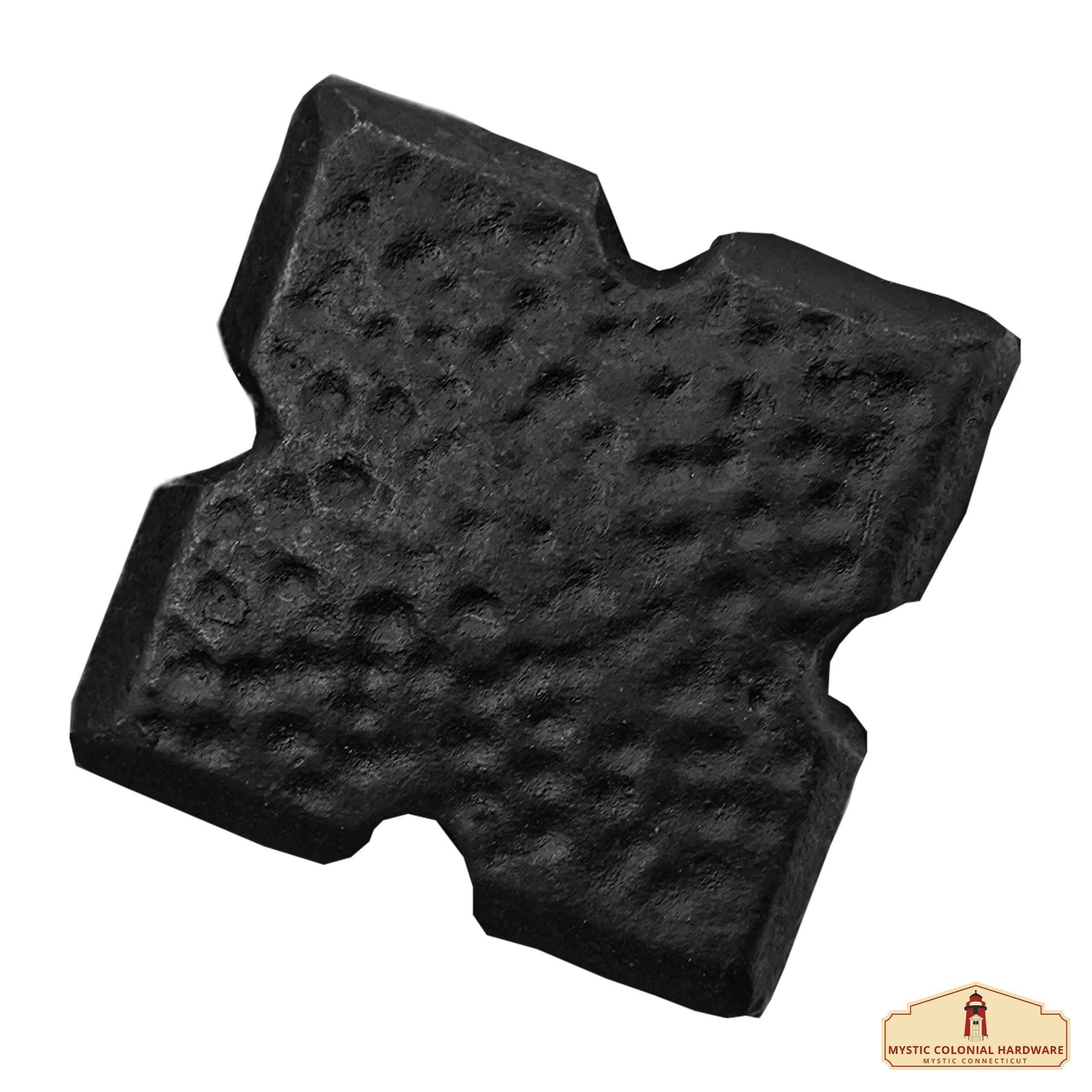 Mystic Colonial Borchie Ferro Battuto 3 cm Set 6 Pezzi Nere