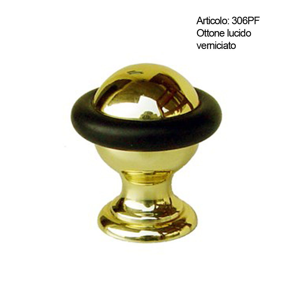 Spinardi 306PF Fermaporta Ottone Ø25x28 mm