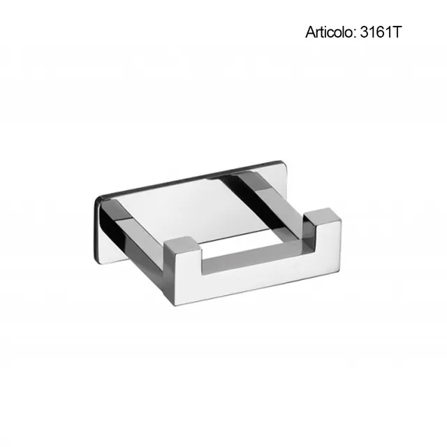 Spinardi appendiabito ottone cromato parete