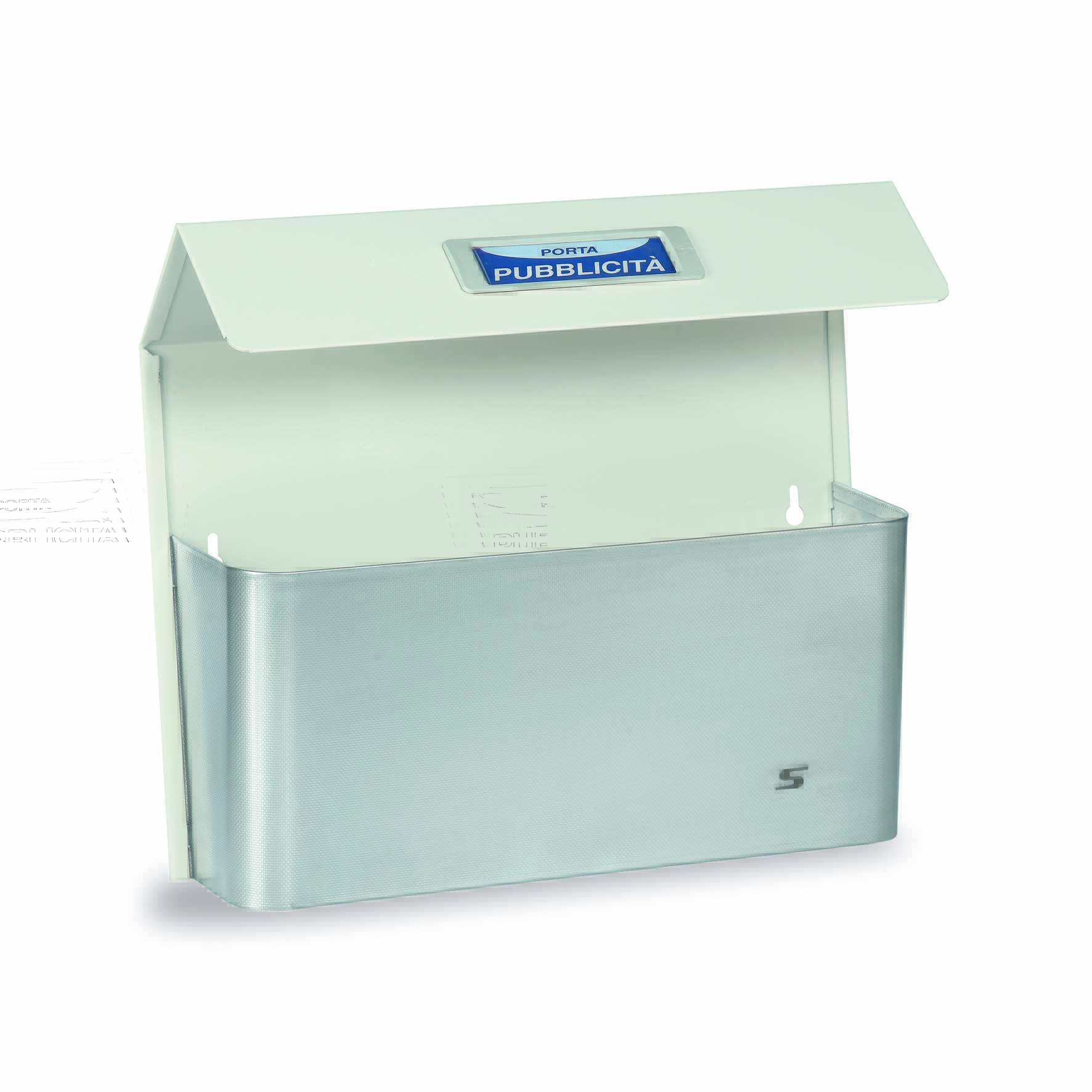 Silmec Bimetal Maxi porta pubblicità con tetto inox