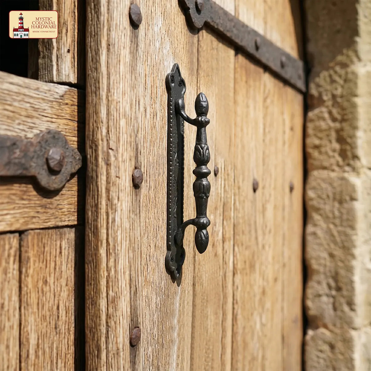 Mystic Colonial Hardware Maniglia Porta Ghisa Nera Vittoriana