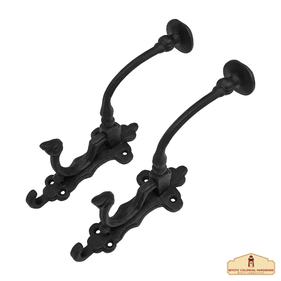 Mystic Colonial Hardware ganci parete ghisa set 2 pezzi 19,4 cm