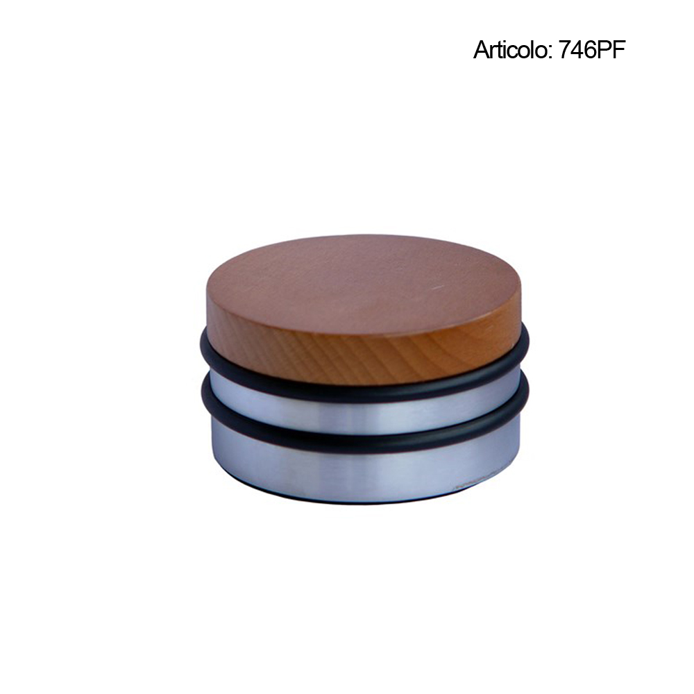 Spinardi 546PF fermaporta ottone legno Ø90 mm