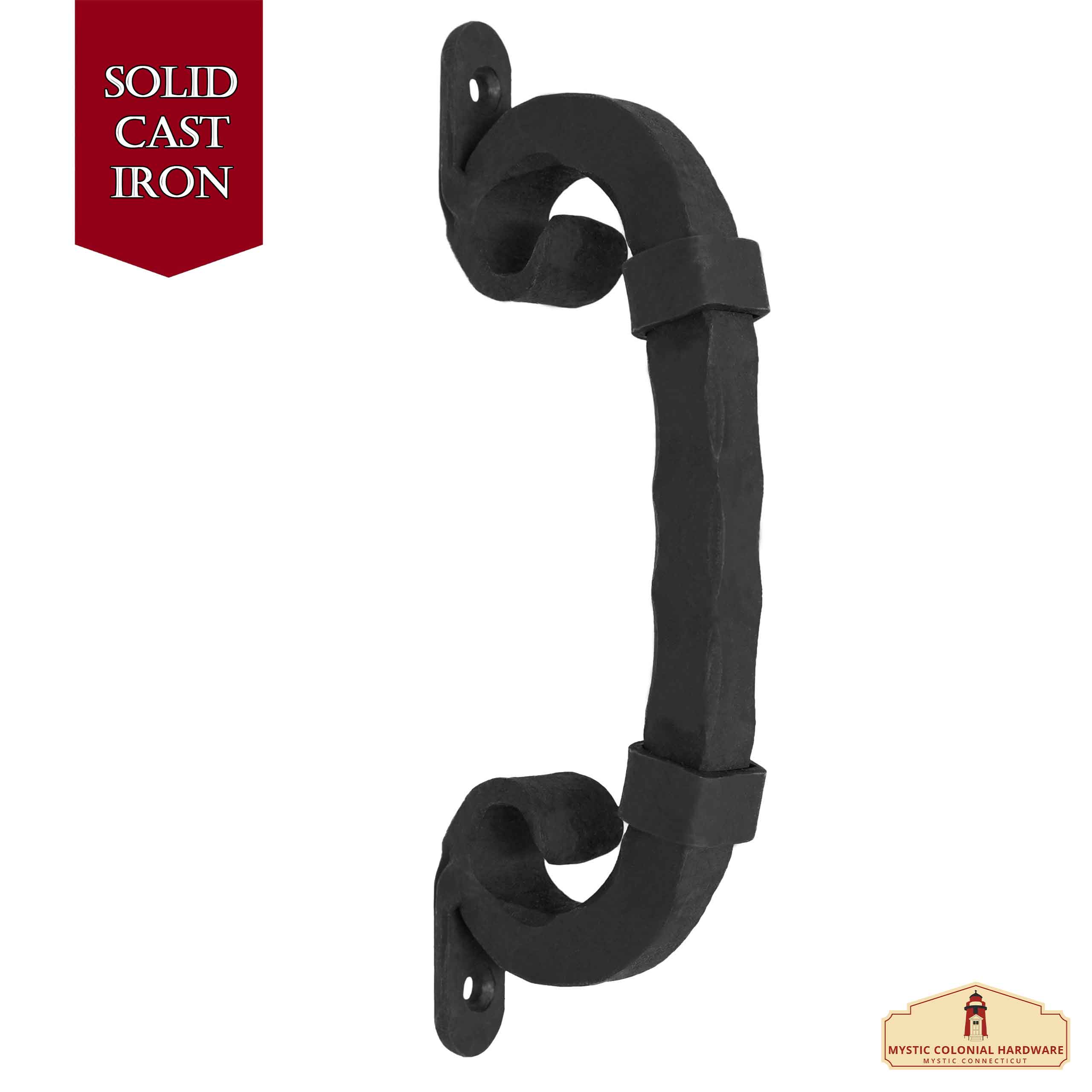 Mystic Colonial Hardware maniglia porta castello ferro battuto