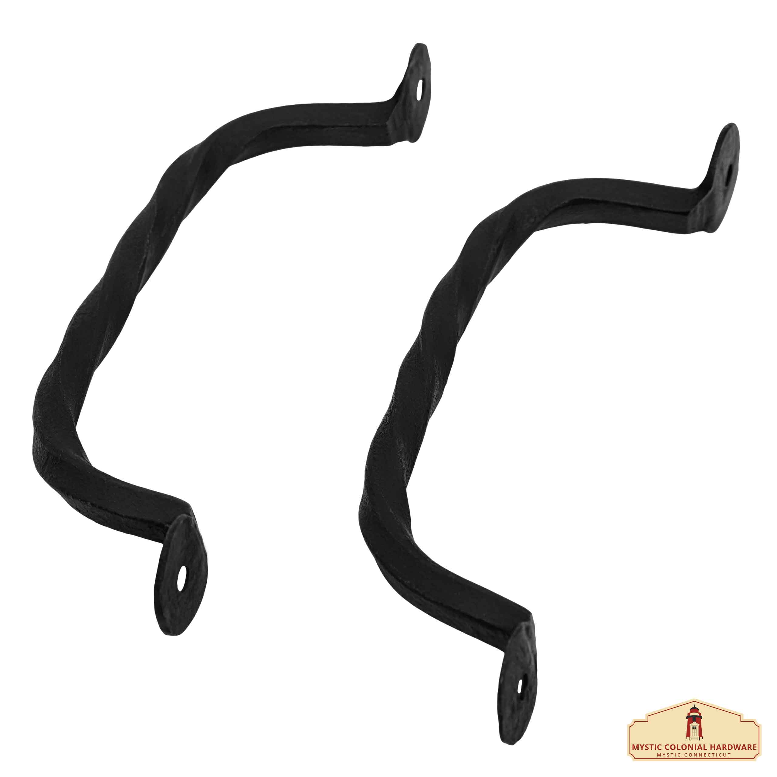 Mystic Colonial Twisted maniglia ferro battuto 13,8 cm 2 pezzi