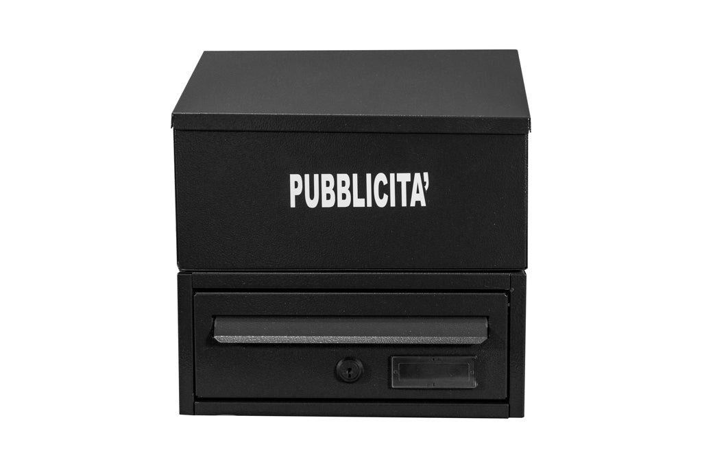 BOXOB Eternity 883 porta pubblicità da esterno nero antipioggia