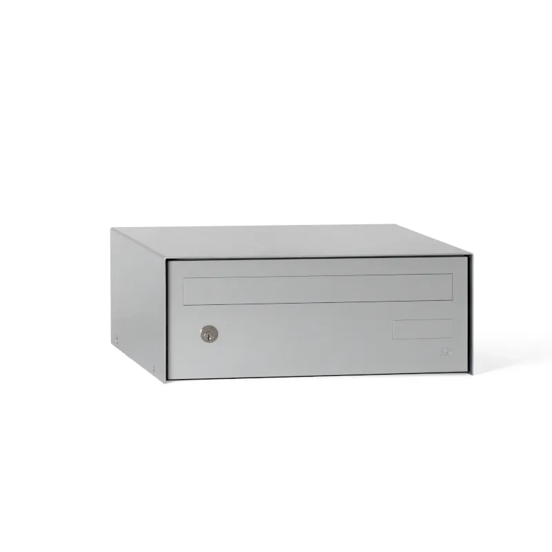 Silmec Square 400 cassetta postale alluminio anteriore