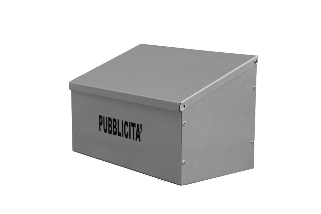 Boxob Eternity 883 porta pubblicità esterno grigio antipioggia