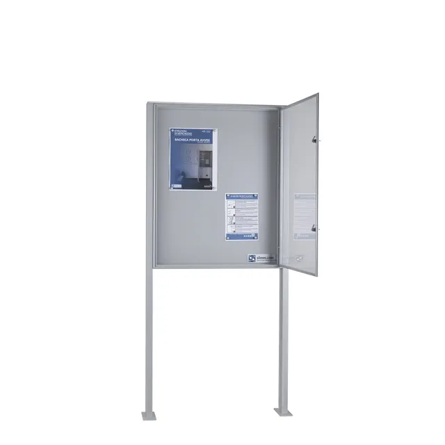 Silmec SB3 maxi bacheca avvisi con pali esterno