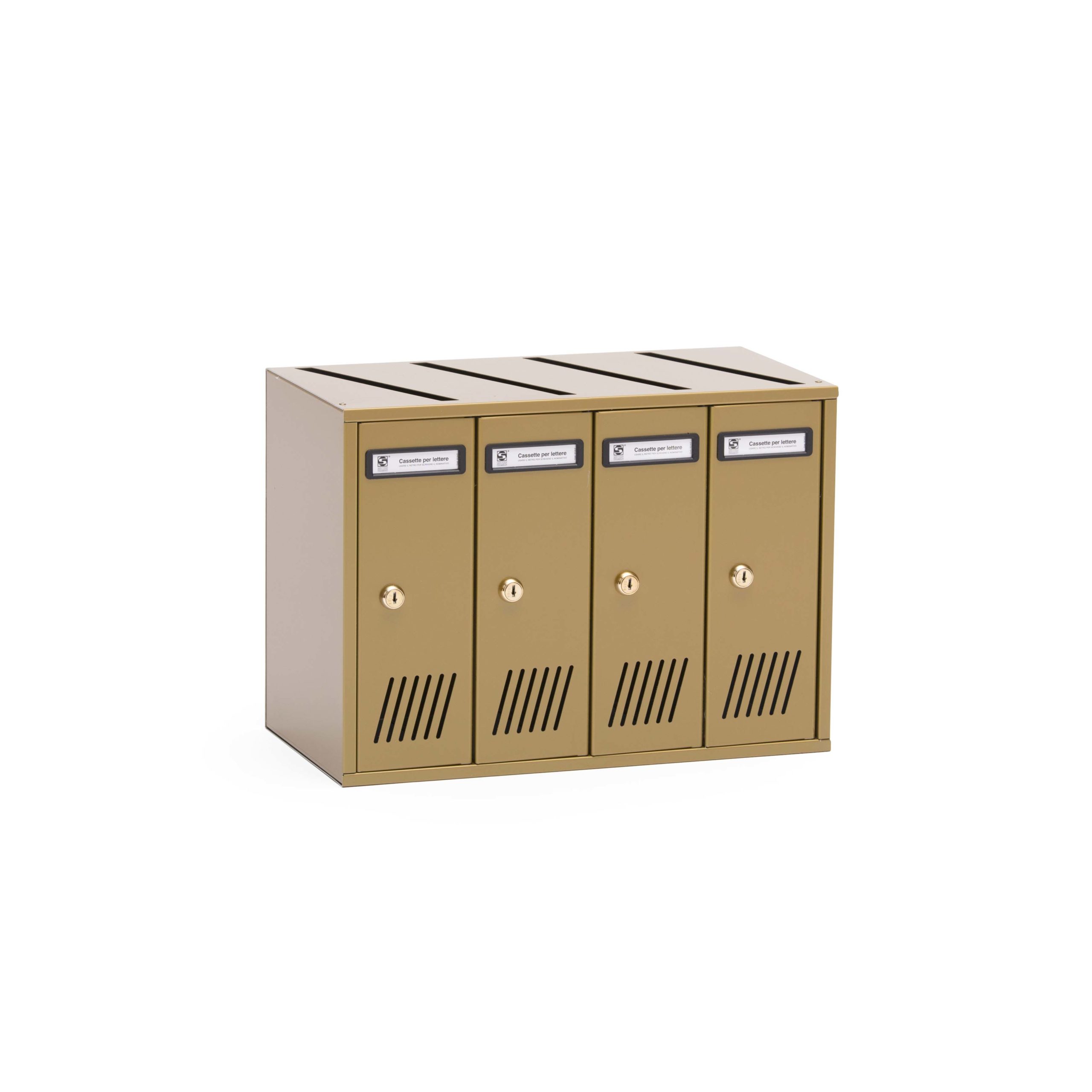 Silmec SC7V cassetta postale 4 posti da interno