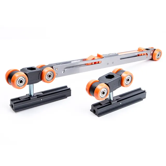 TopStrong Carrello Porta Scorrevole 100 kg Alluminio Doppio Ammortizzatore