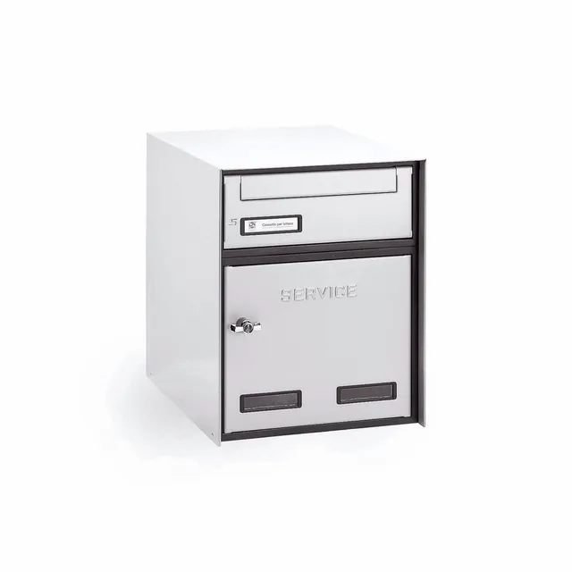 Silmec S433 cassetta passante incasso con vano oggetti