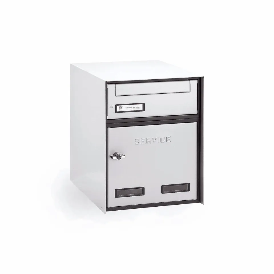 Silmec S433 cassetta passante incasso con vano oggetti