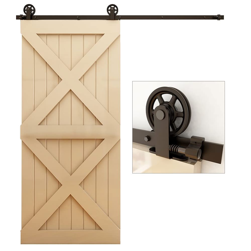ETIASQSA binario porta scorrevole nero 200 cm kit