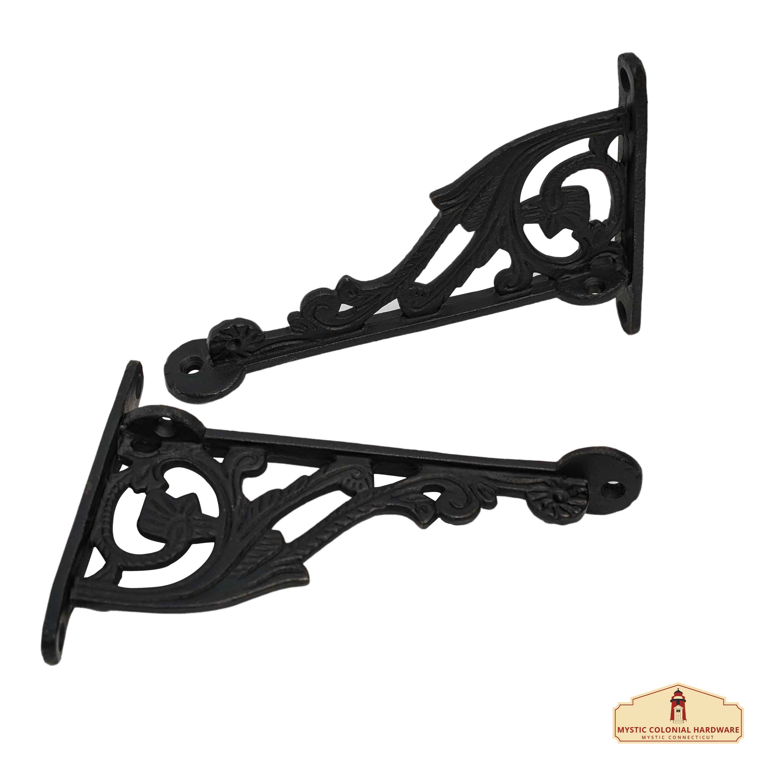Mystic Colonial Hardware Staffe Mensola Ghisa 15,5x10,6cm 2pz