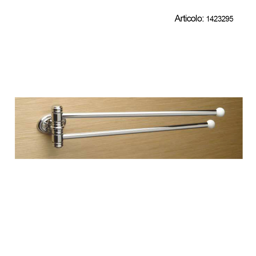 Spinardi Sissi Portasalviette Bagno Cromo
