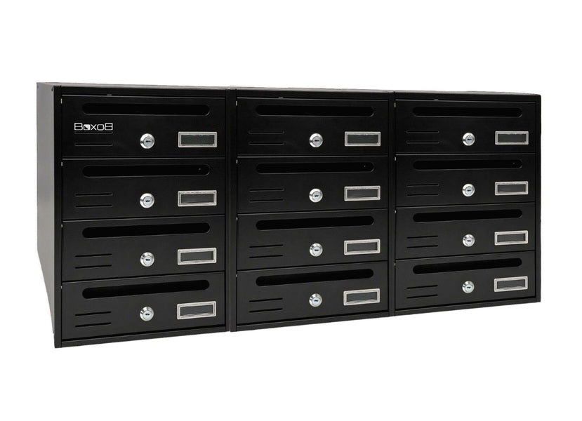 BOXOB Domus 700 cassetta postale interna nera 1 scomparto