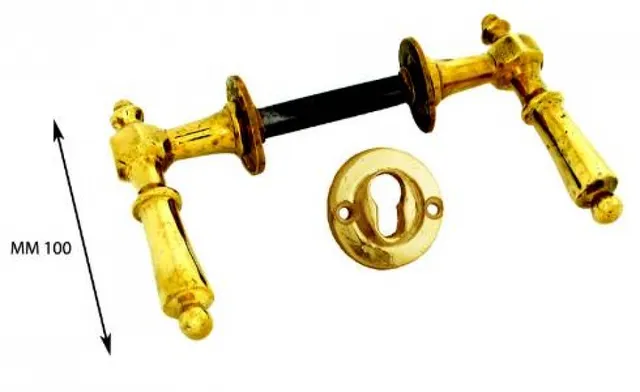 Spinardi 78004 Maniglia Ottone Quadro 8 mm