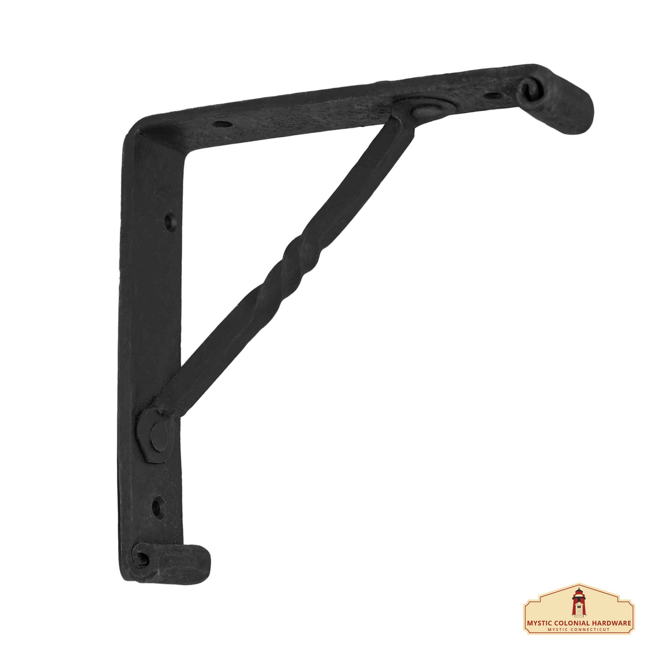 Mystic Colonial Hardware reggimensole 30x30 cm coppia ghisa nera