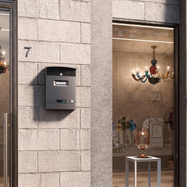 Silmec Gioiosa cassetta postale alluminio esterno riviste