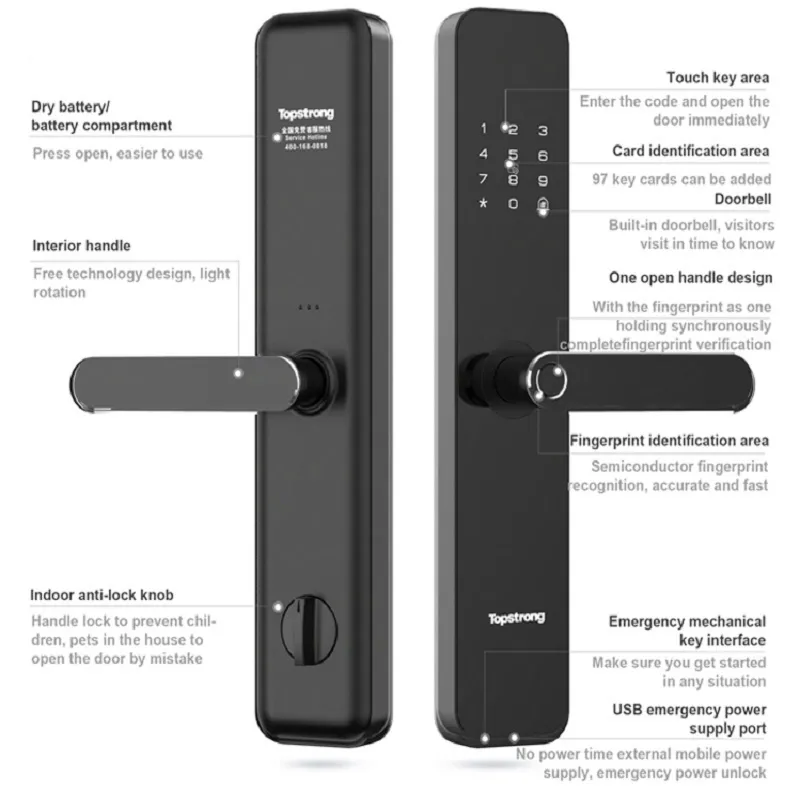TopStrong 5551 serratura smart elettronica