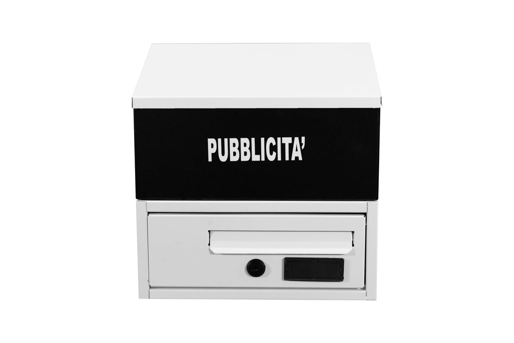 BOXOB Eternity 883 porta pubblicità esterno nero bianco antipioggia