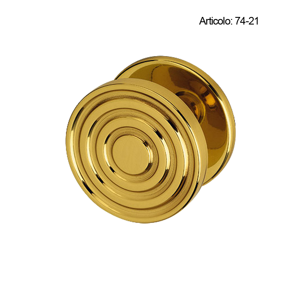 Spinardi 80-21 maniglia ottone su rosetta