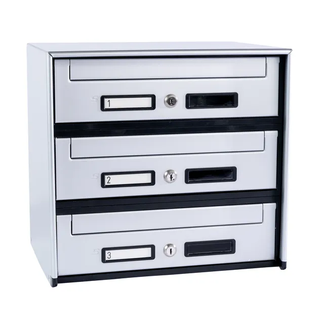 Silmec SC5 casellario postale 3 cassette da esterno