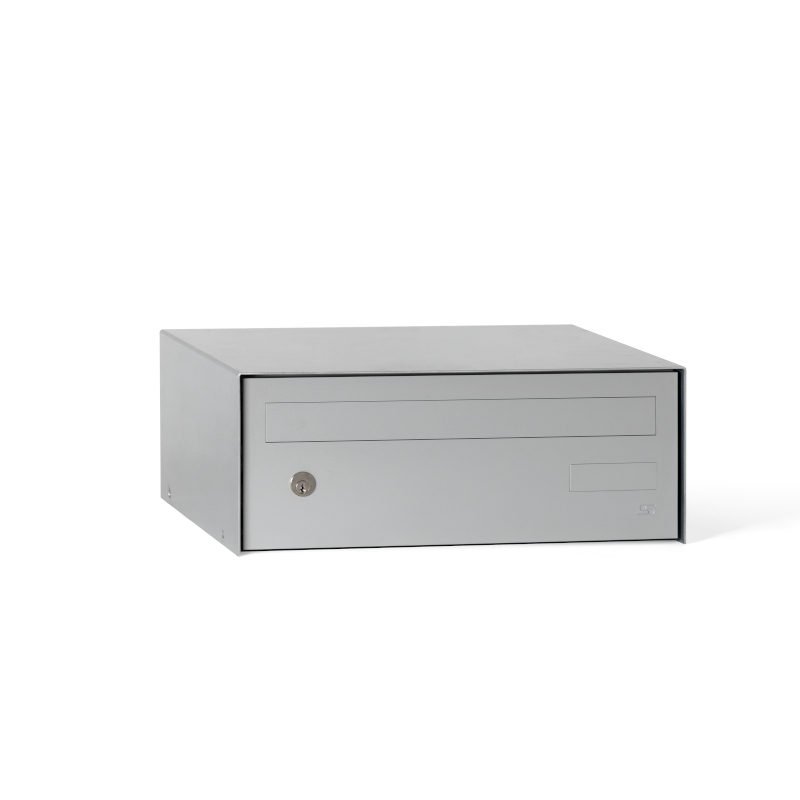Silmec Square 400 cassetta postale alluminio anteriore